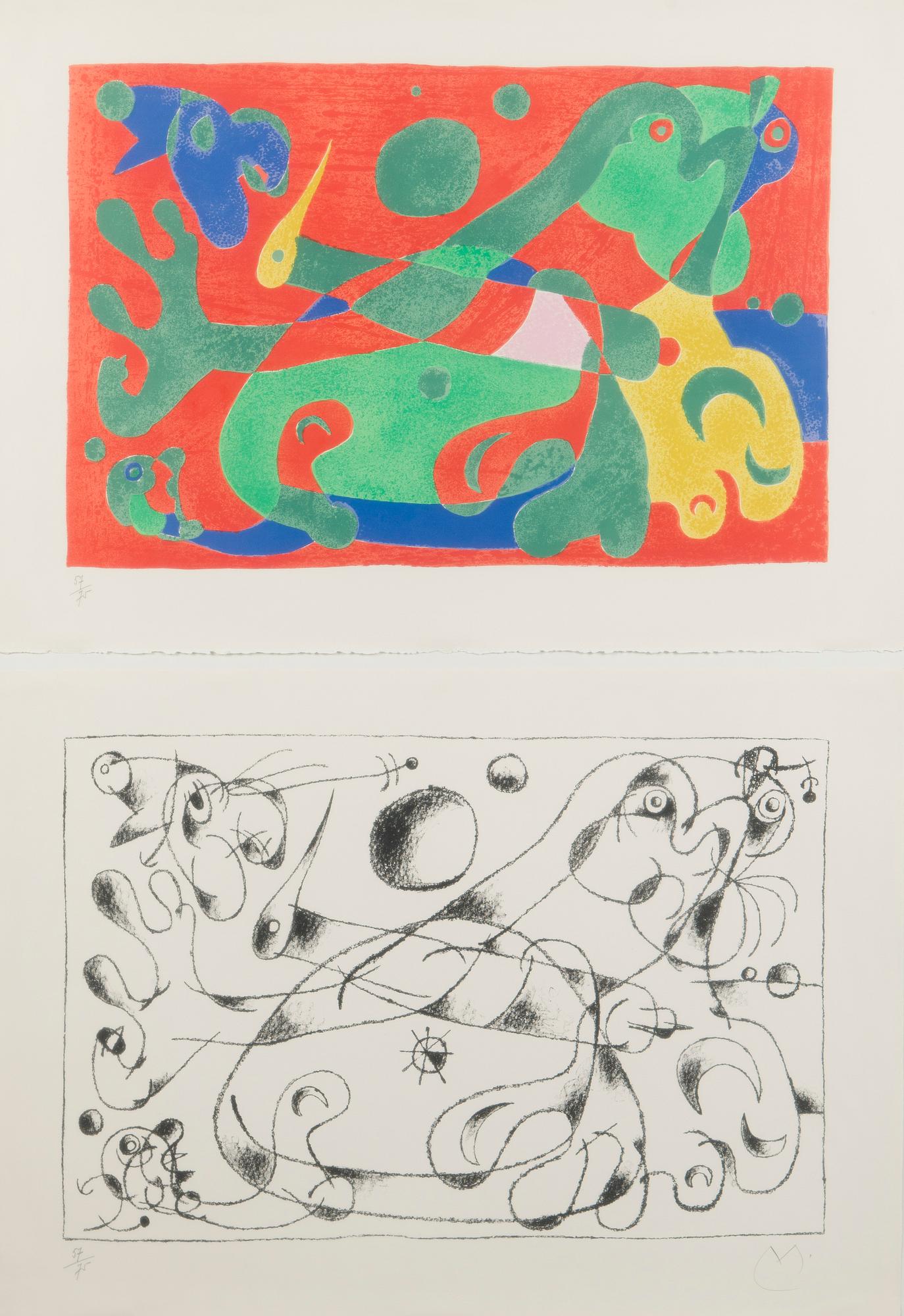 Joan Miró, from the series "Ubu Roi" (King Ubu).