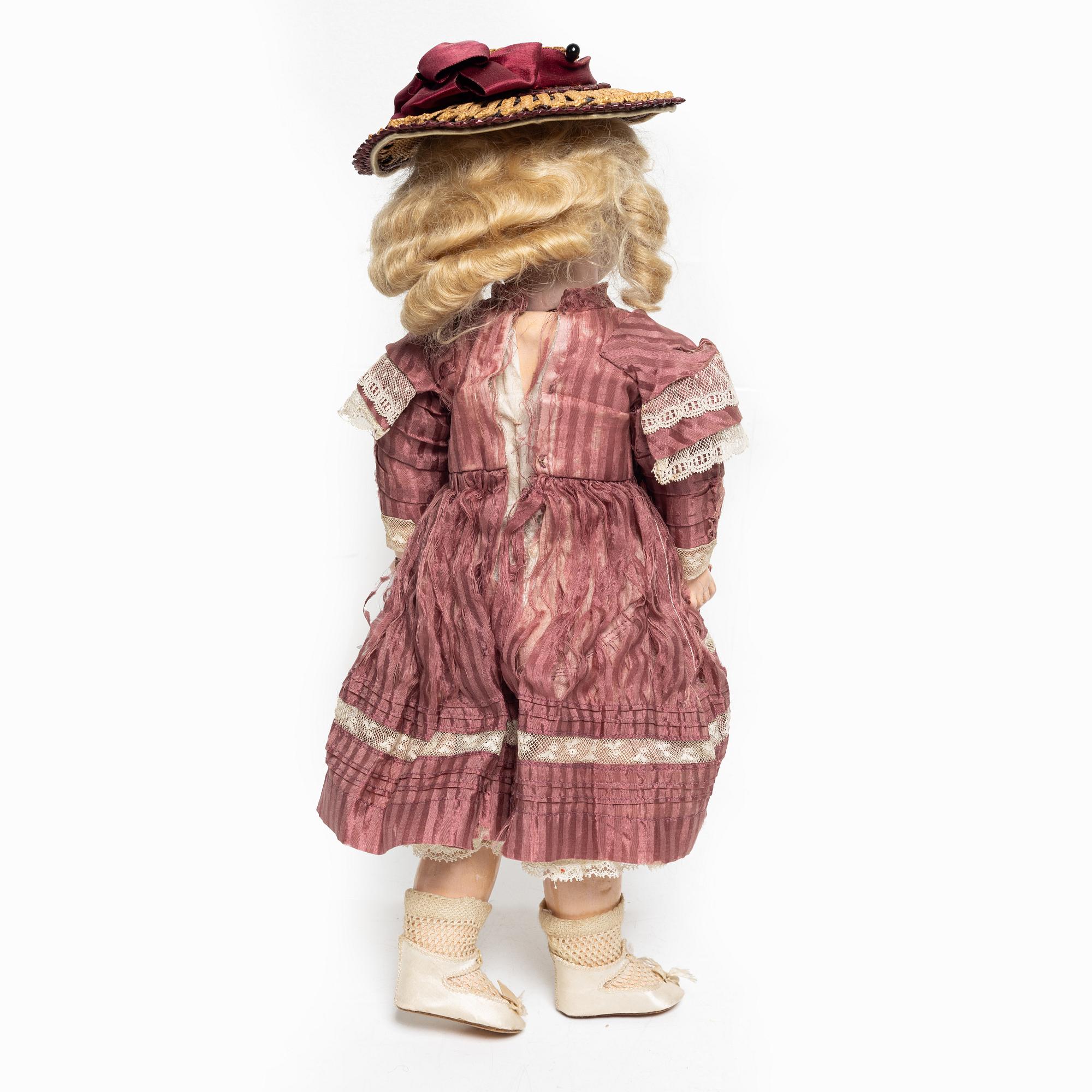 Girl doll, Bebe Jumeau, around the year 1900.
