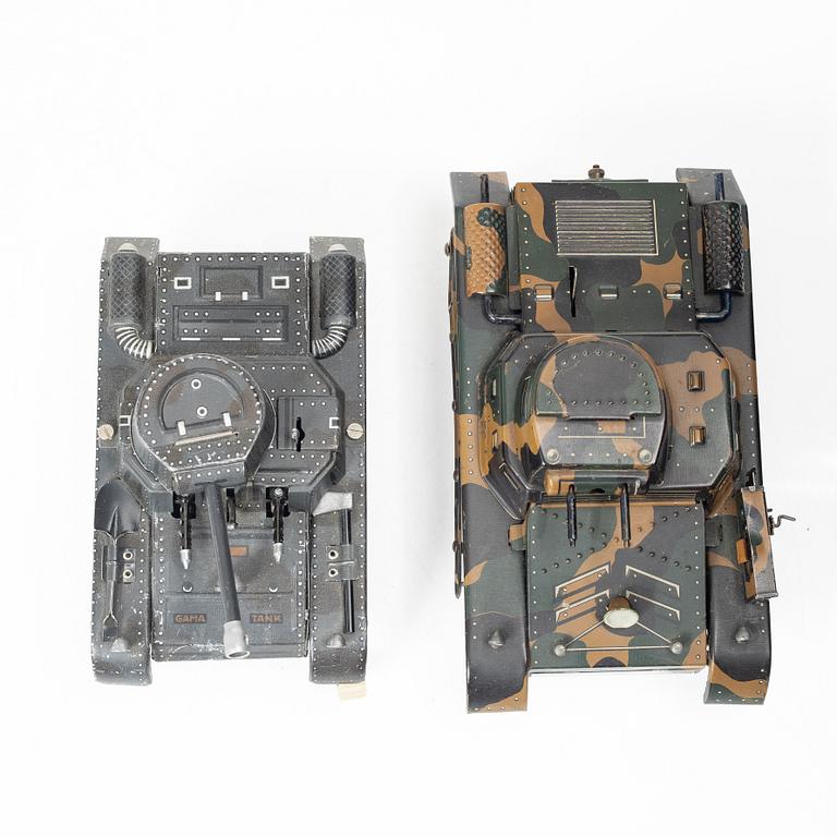 Tipp & Co & Gama, tanks, 2 pcs, Germany, 1940s.