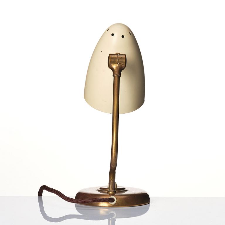 Harald Notini, bordslampa, modell "15480", Arvid Böhlmarks Lampfabrik, Stockholm 1940-tal.