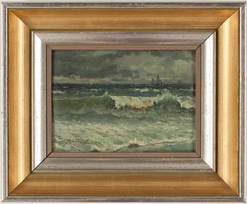 VICTOR QUISTORFF, olja på duk. Signerad och daterad 1931.