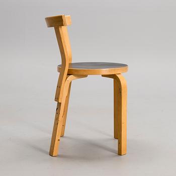 ALVAR AALTO, stol, modell 68, Artek, 1970/1980-tal.