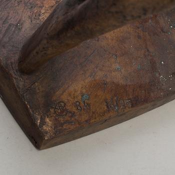 WILLY GORDON, sculprure, bronze, signed 16/25. Dated -84.