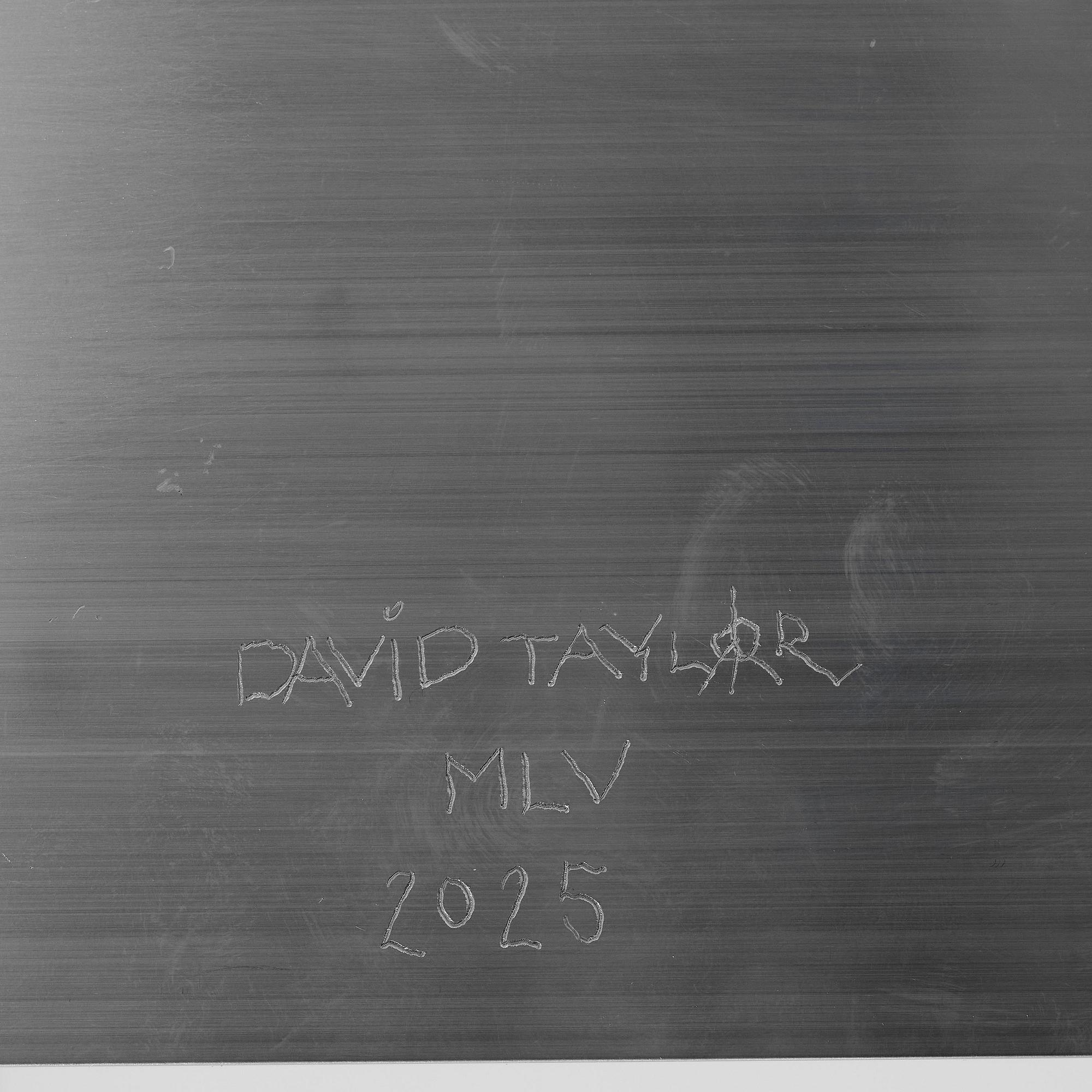 David Taylor, stol, unik, "Aluminium Chair", Studio Mellösaverken, Sverige, 2025.