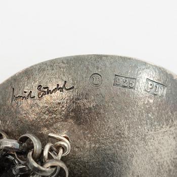 Ingrid Bärndal, collier, silver och odlade pärlor.