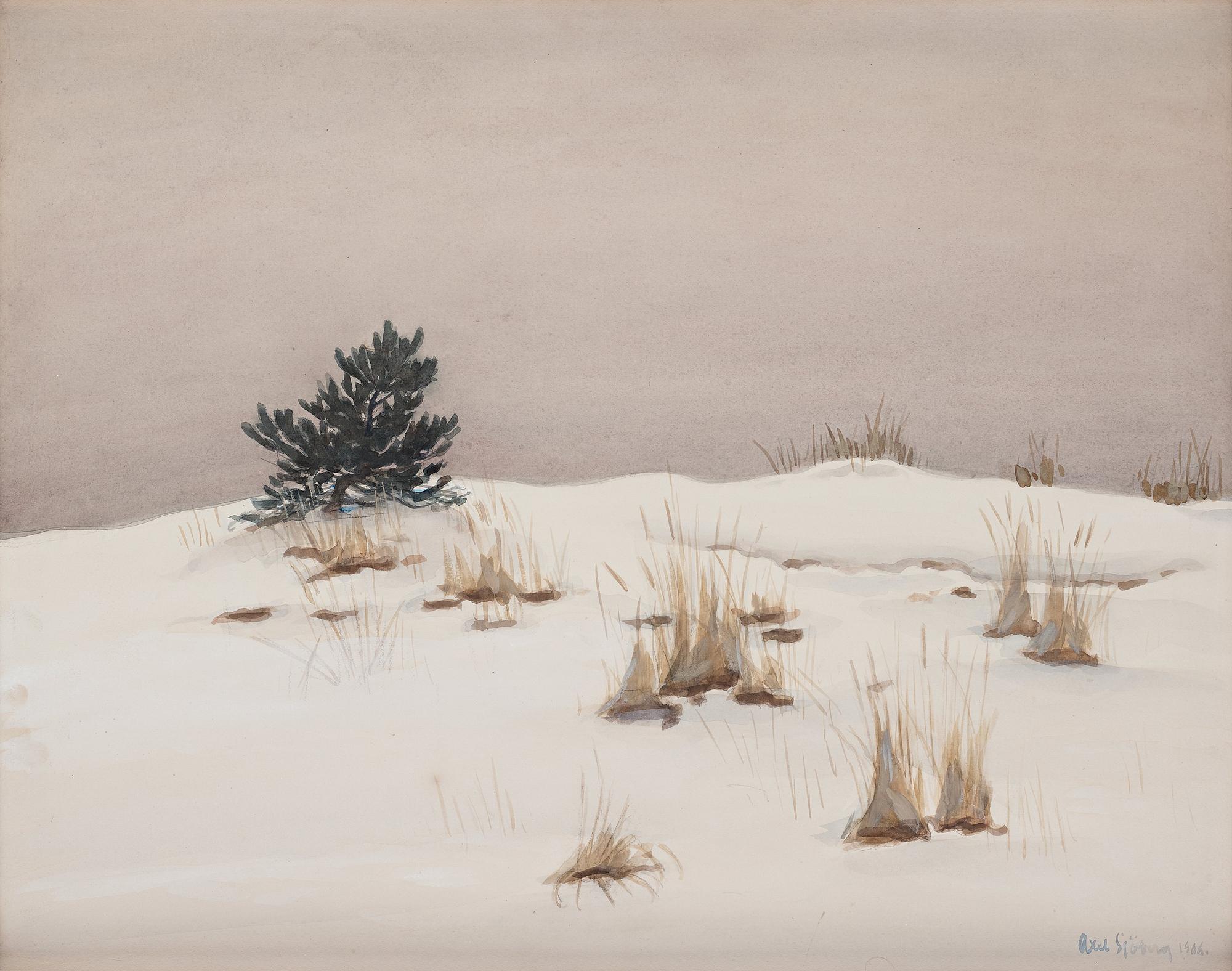 Axel Sjöberg, Winter, Sandhamn.