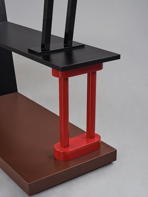 Ettore Sottsass, a "Malabar" bookcase, Memphis, Italy, post 1982.