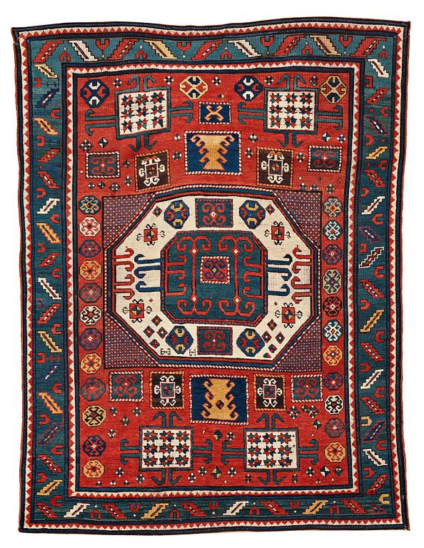 MATTO, an antique Karachop Kazak, ca 213 x 166 cm.