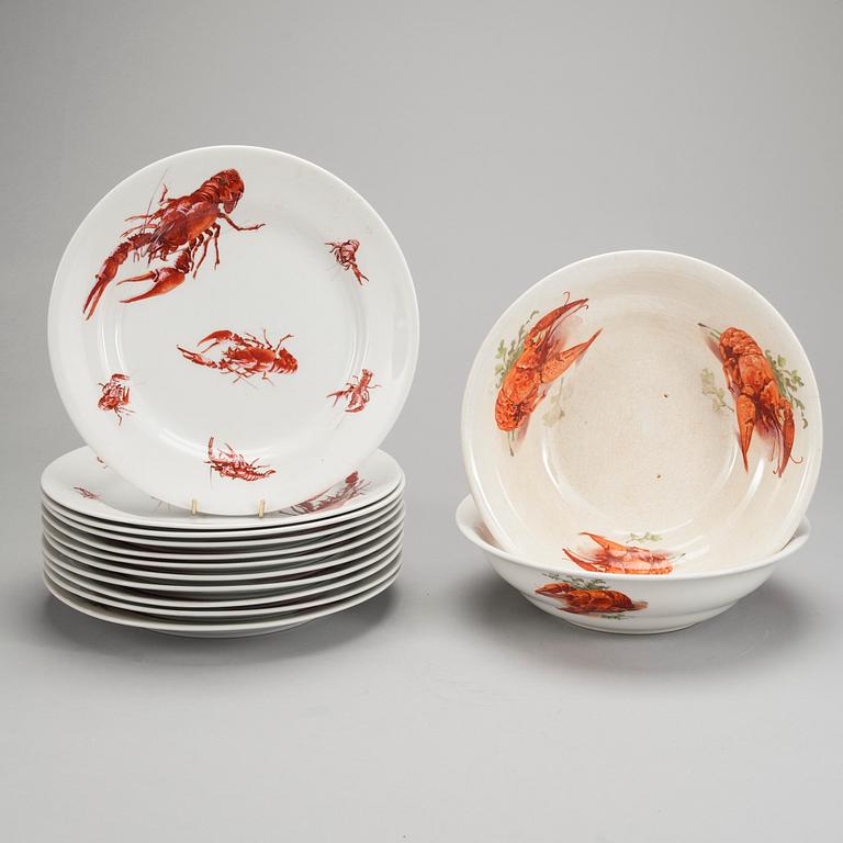 FAT OCH SKÅL, 11 + 2 st, Arabia. 1920-tal.