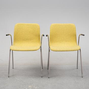 Claesson Koivisto Rune, karmstolar, 8 st "Cornflake", Offecct, daterade 2008.