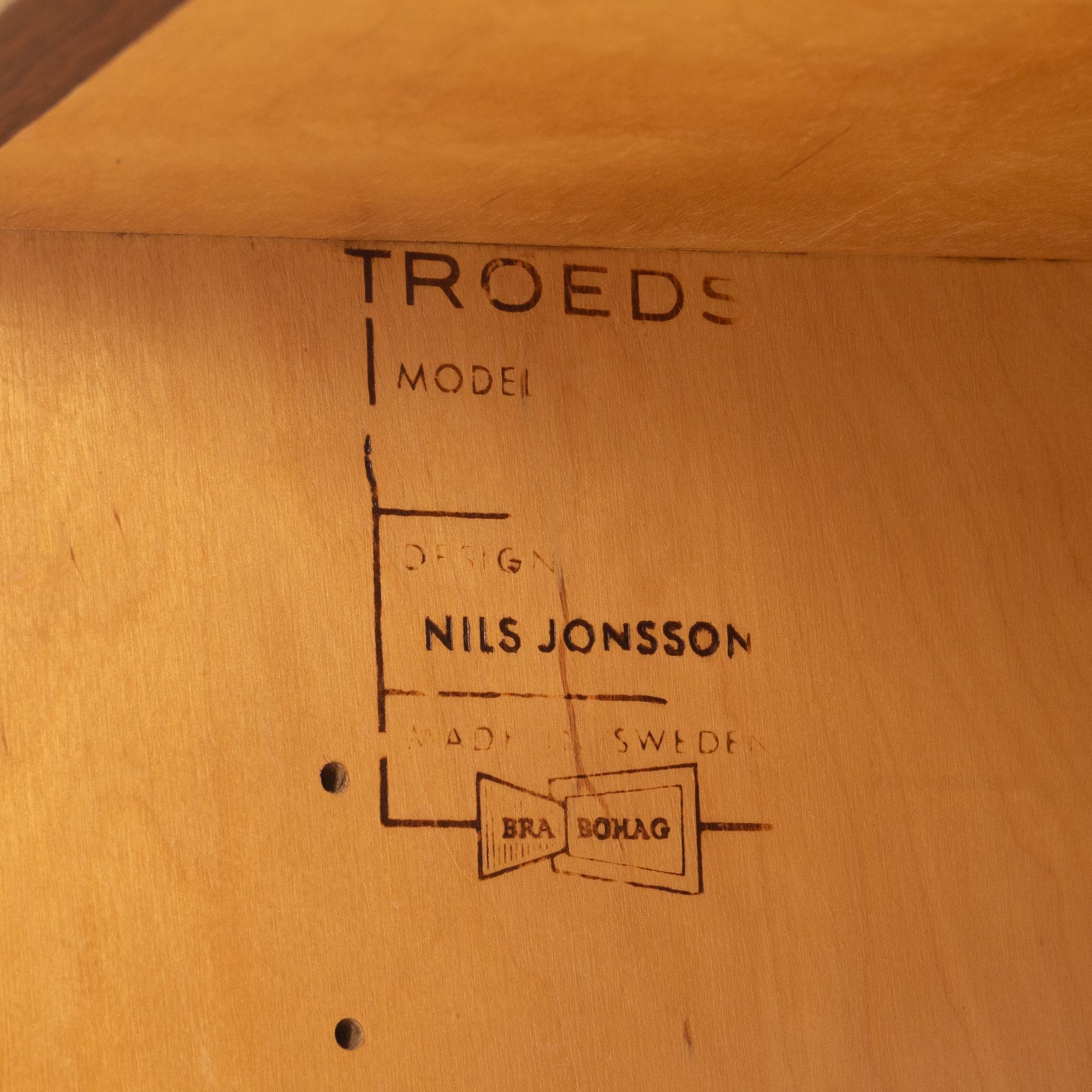 Nils Jonsson, sideboard, "Grand", Troeds, Bra Bohag, 1960-tal.