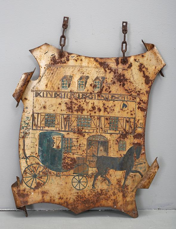 BUTIKSSKYLTAR / REKLAMSKYLTAR, 3 st, 1900-tal.