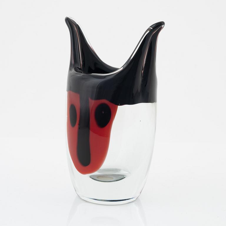 Erik Höglund, skulptur/vas, glas, 1992.