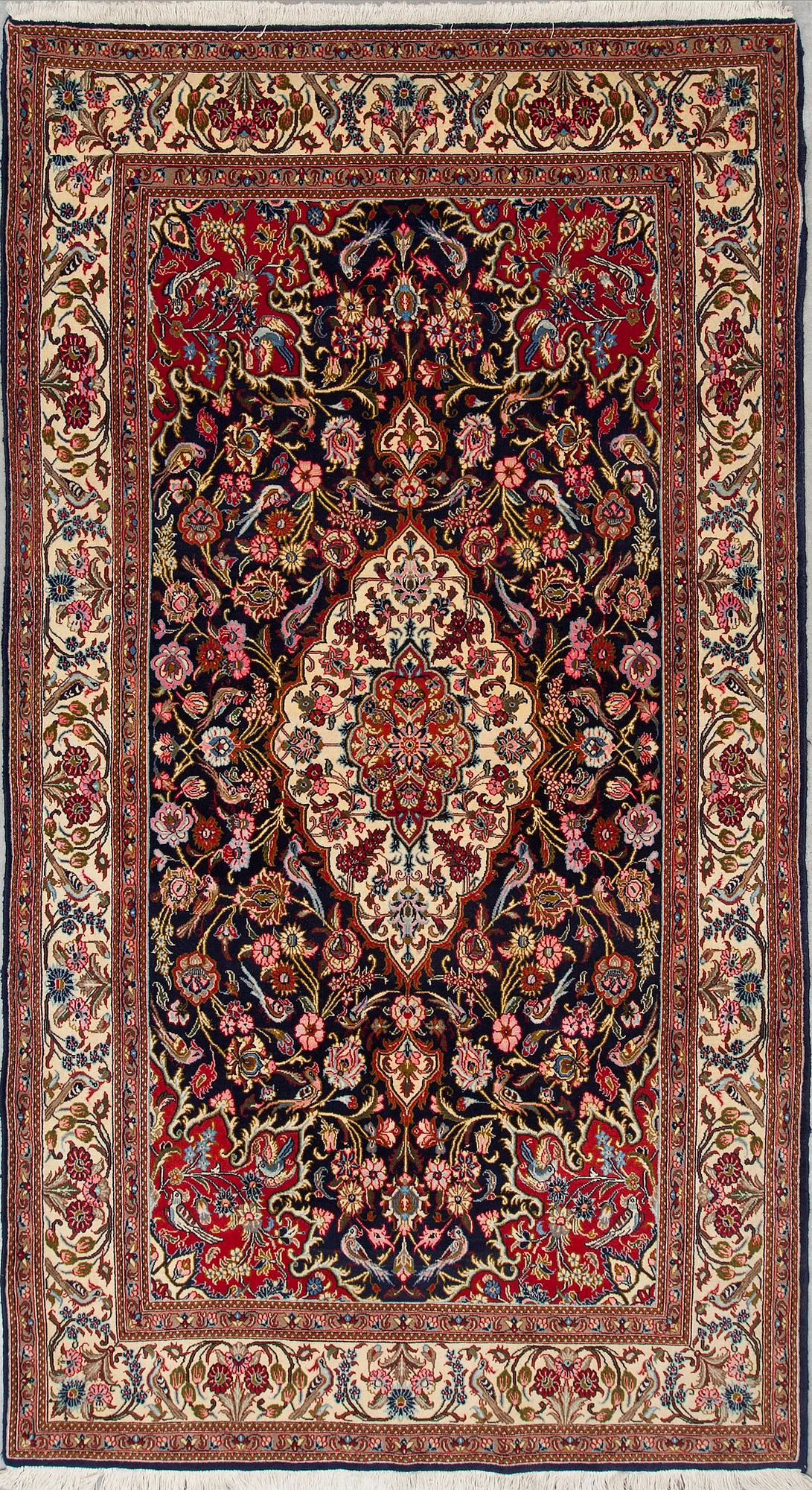 MATTA, old, Ghom, figural, ca 270 X 147 cm.