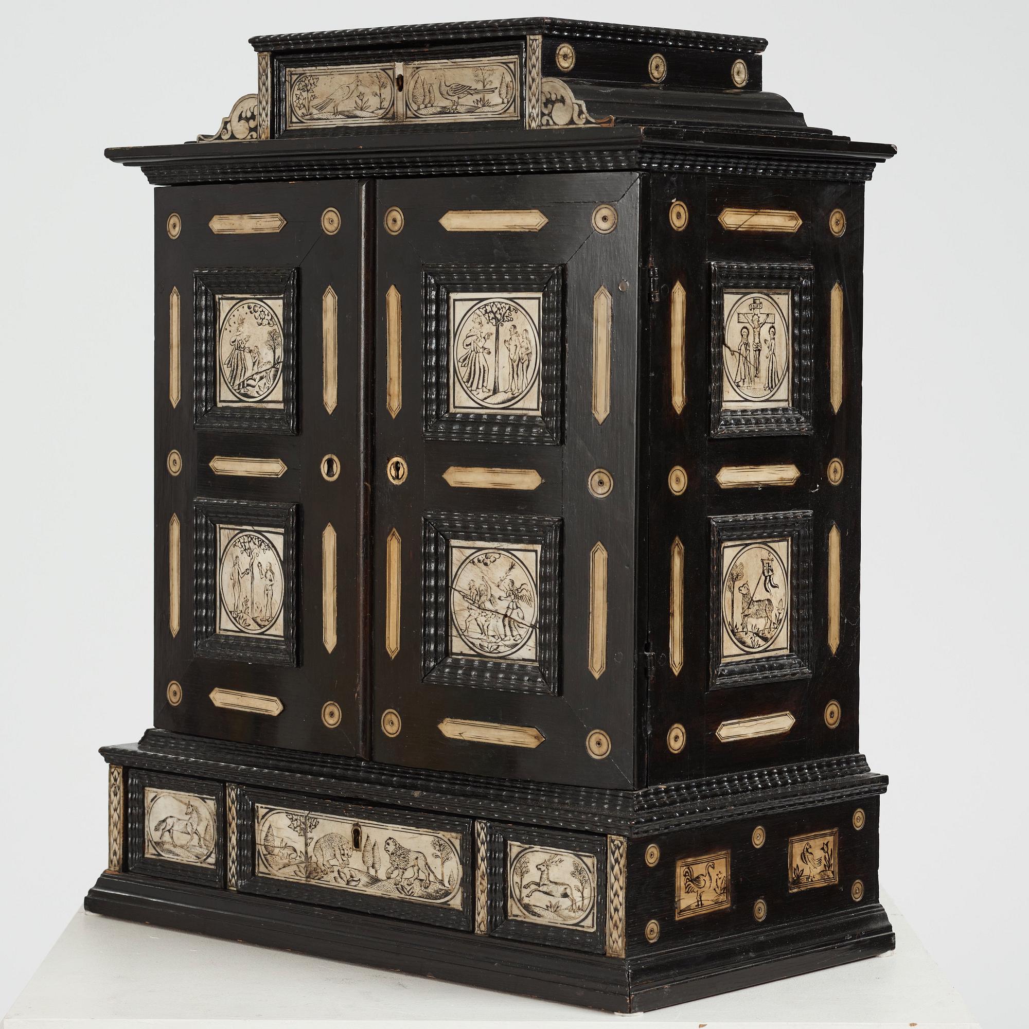 A Swedish cabinet from the late 17th century.