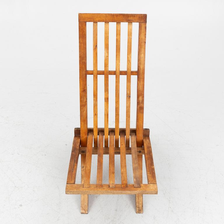 Fällstol, 1900-talets andra hälft.