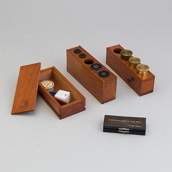 A microscope, signed E. Leitz, Wetzlar, marked and dated label Nr. 64739, 1902.