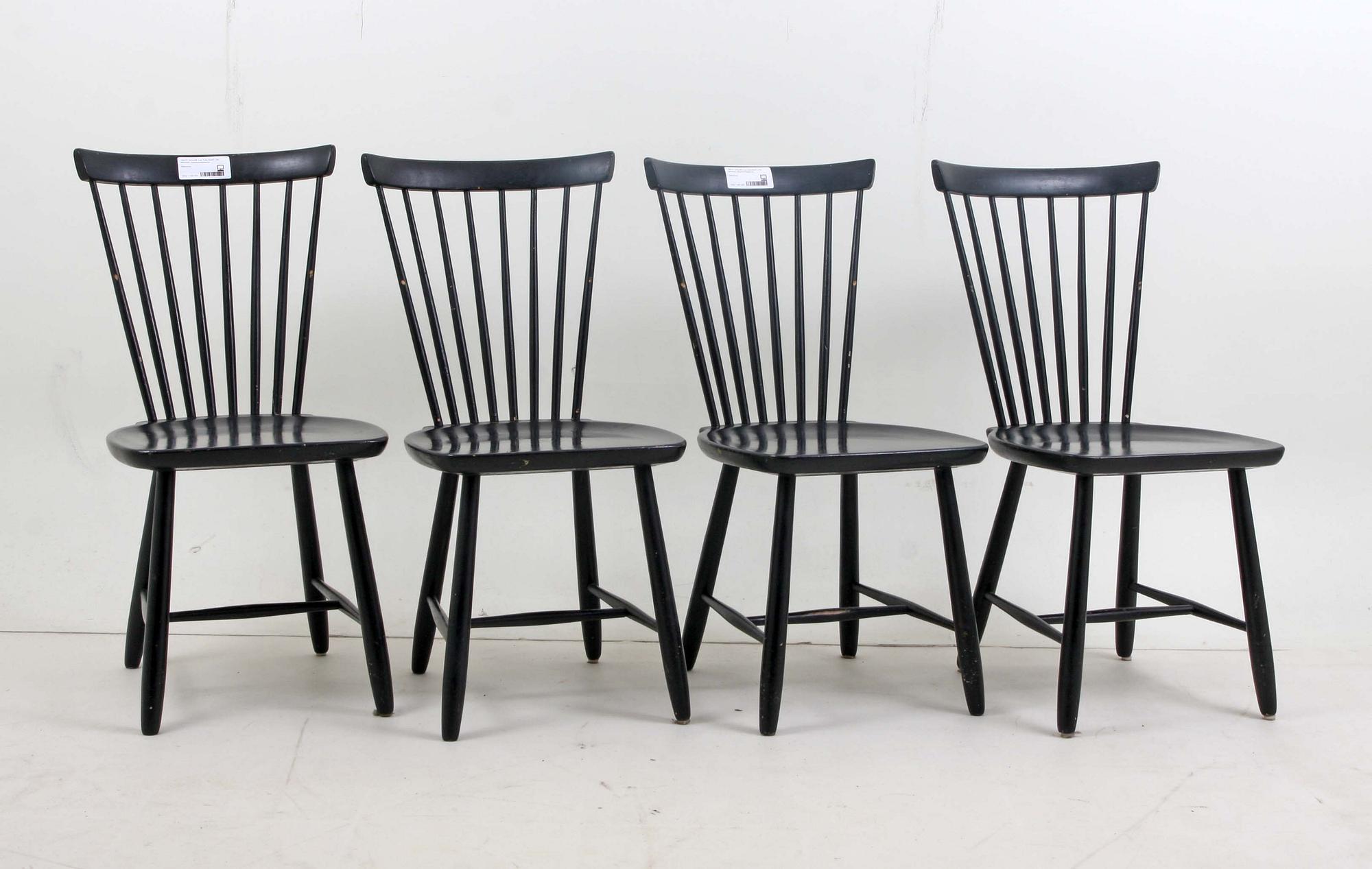 STOLAR, 4 st, "Lilla Åland", Carl Malmsten, Nyckelverkstäderna.