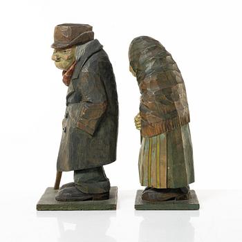 Herman Rosell, Old Man and Old Woman.