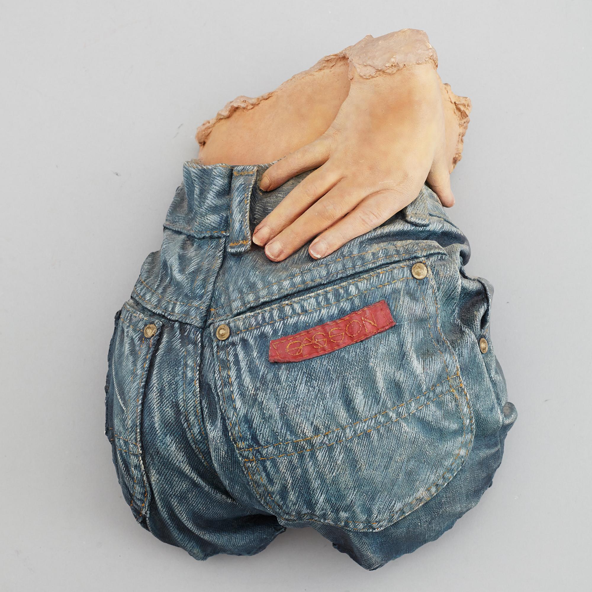 CAROLE FEUREMAN, plaster, 1981, signed and numbered 3/4 on verso.