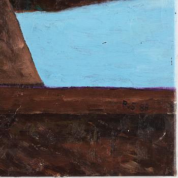 Philip von Schantz, oil on canvas. Signed and dated -88.