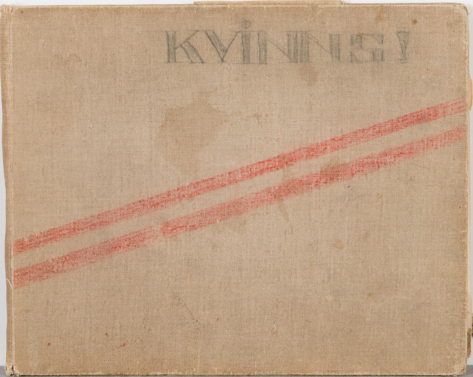 CARL JENSEN-CARLÉN, a scetch book with drawings, mixed media, 27 pages, partially signed C.C.