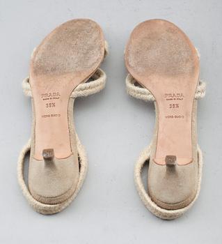 PRADA, sandaletter.