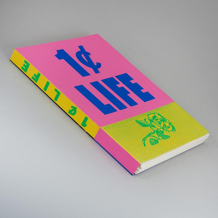BOOK, "ONE CENT LIFE", Walasse Ting, edited by Sam Francis and published by E.W. Kornfeld, Bern, 1964. Edition 740/2000.