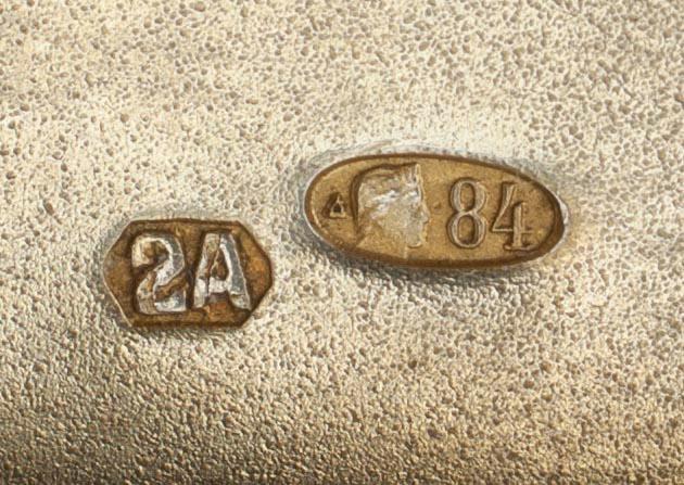 CIGARETTETUI, silver, St. Petersburg 1908-1926. Vikt 152 g.