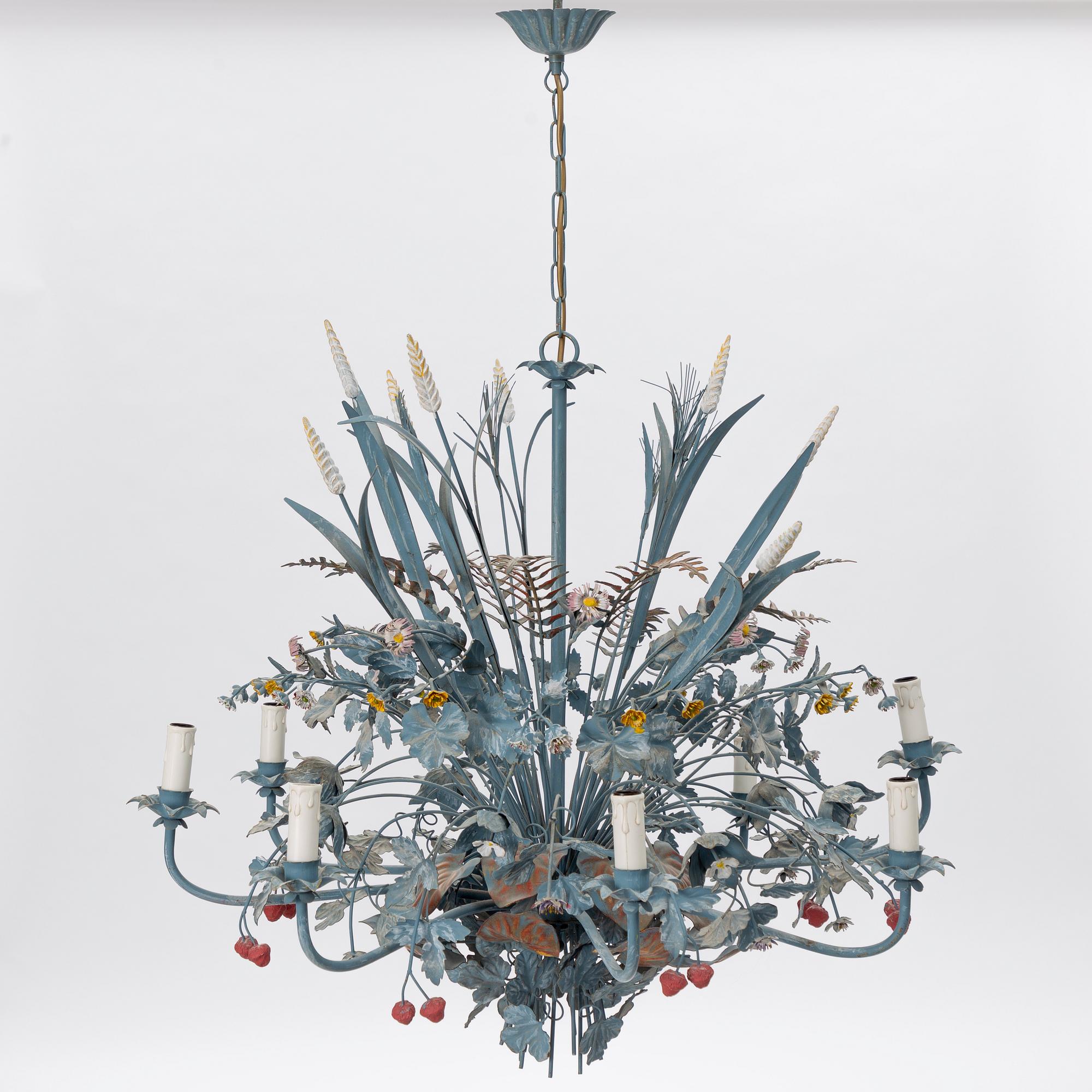 A chandelier, probably Italy, second half of the 20th Century.