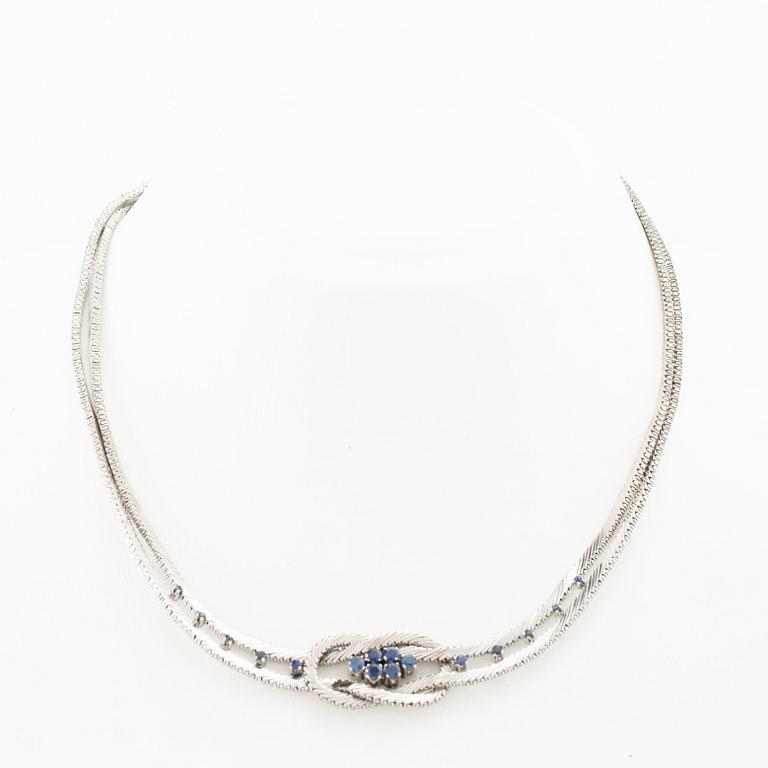 Necklace 18K white gold, Signoretti Renato, Vicenza Italy.