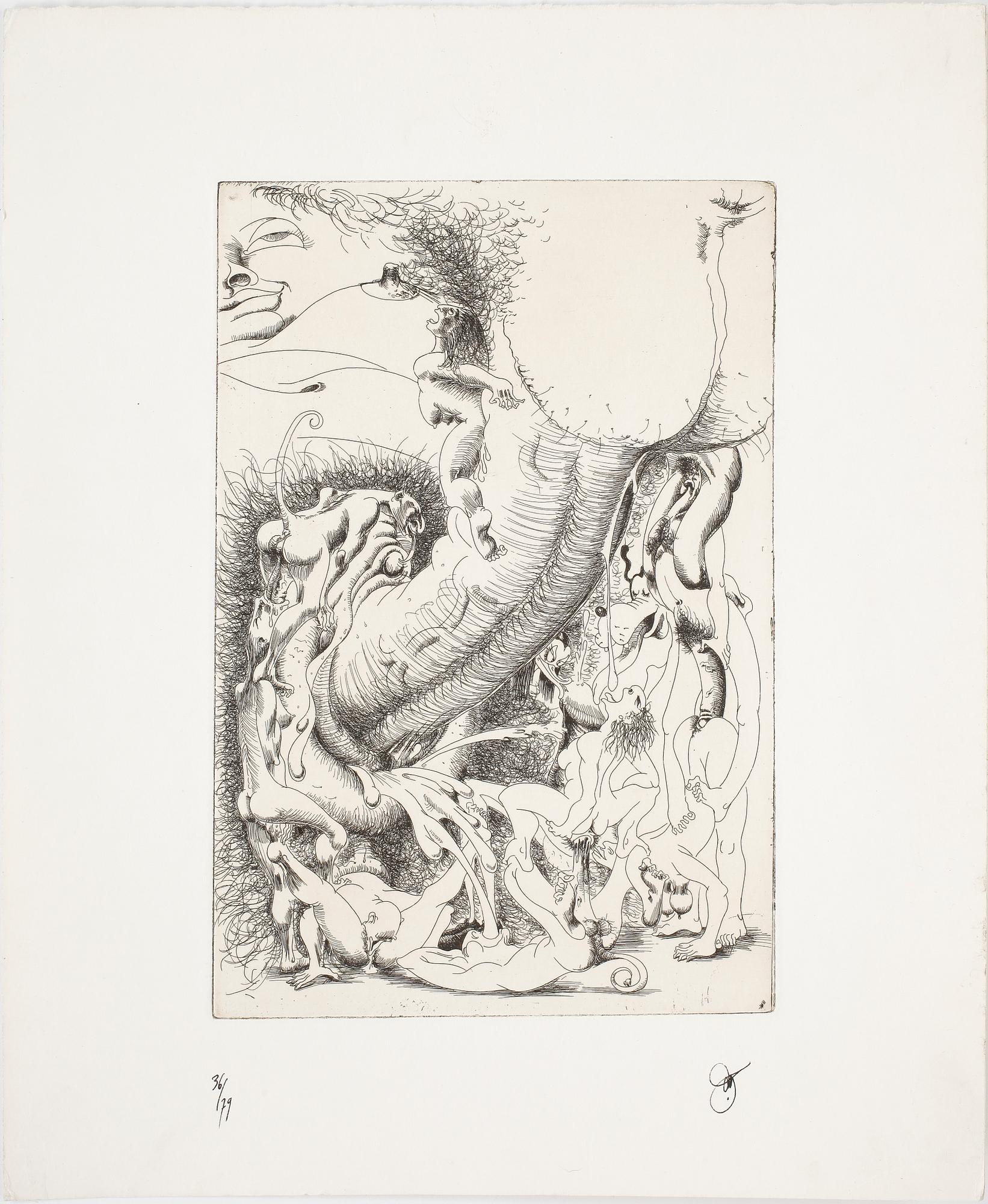 ULF RAHMBERG , 3 st, etsningar, signerad och numrerade 36/79.