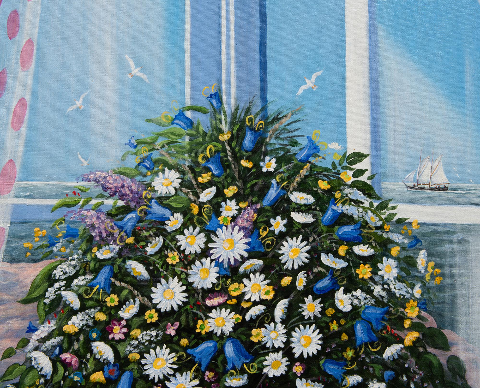 Bert Håge Häverö, Summer Flowers in the Window.
