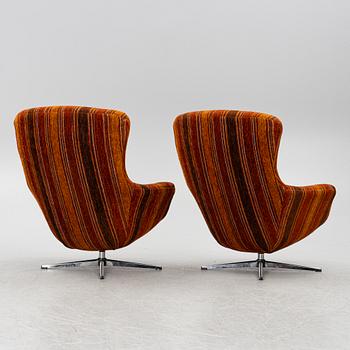 Fåtöljer, ett par, 1960/70-tal.