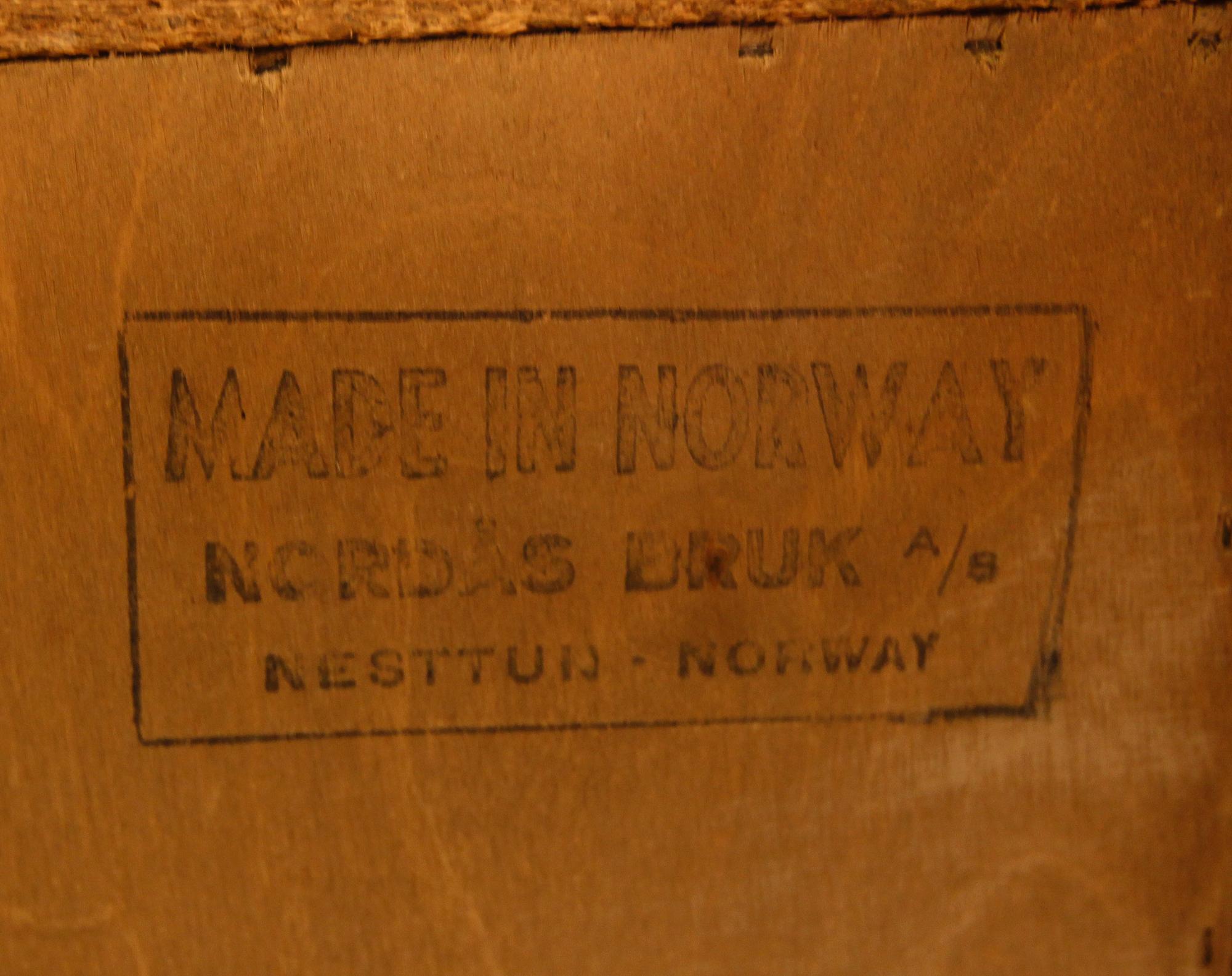 SIDEBORD, Norge, 1960-tal.