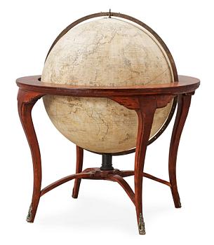 A Swedish Terrestial Globe by Åkerman 1760/Akrel 1790.