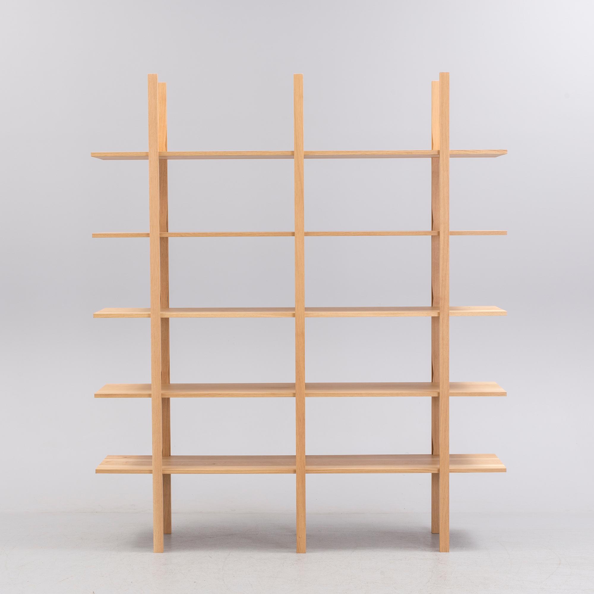 A massive oak shelf "The Wooden hylla no 2" by Wrong London, HAY.