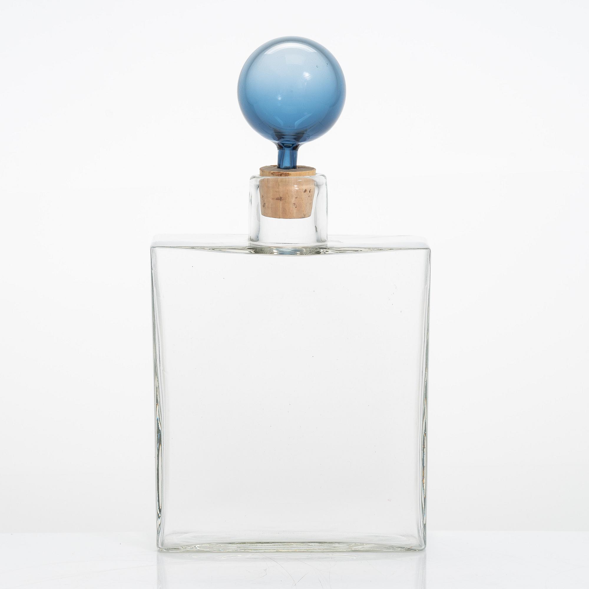 Kaj Franck, flaska, signerad K. Franck Nuutajärvi Notsjö -63.