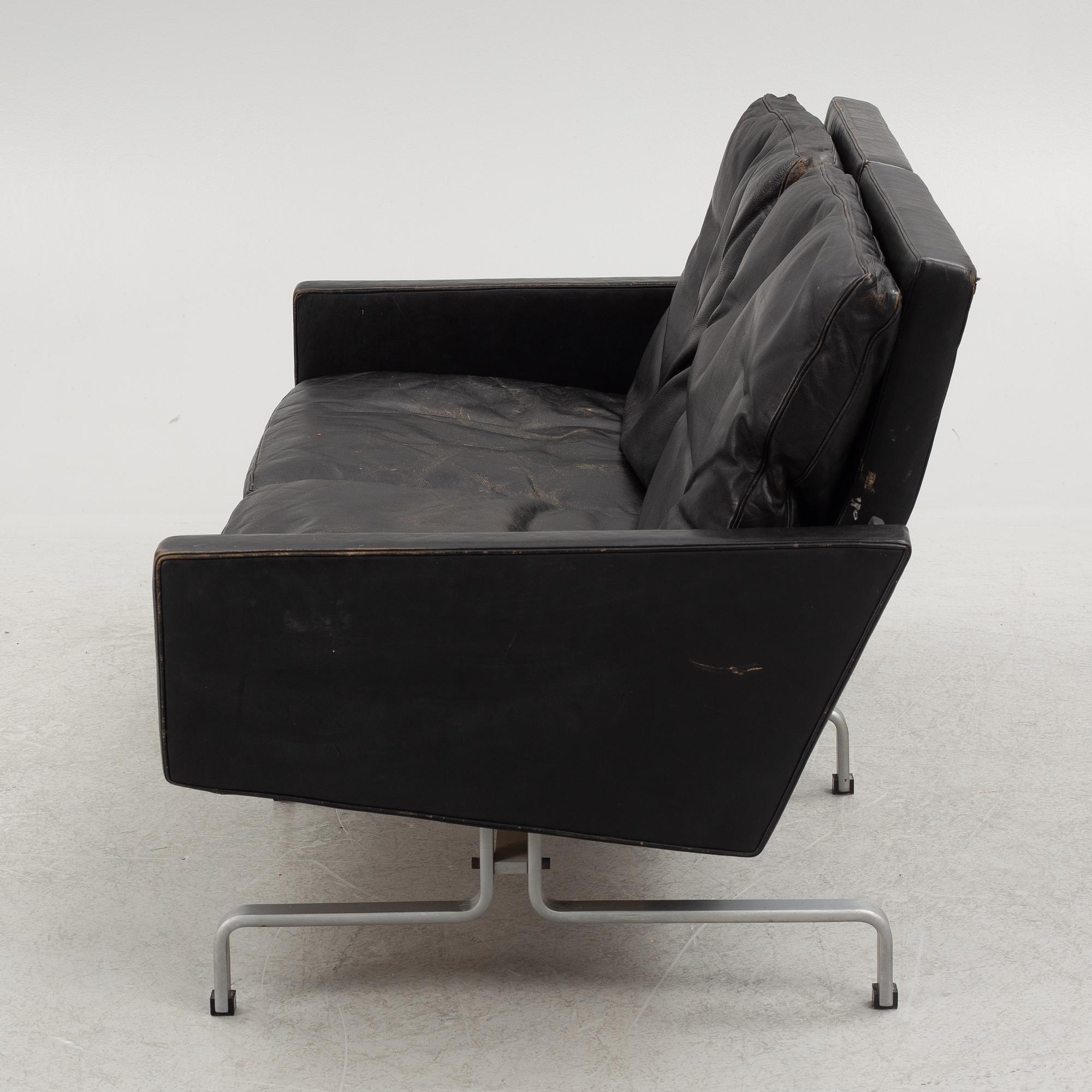 Poul Kjaerholm, a model 'PK-31' sofa, E Kold Christensen, Denmark.