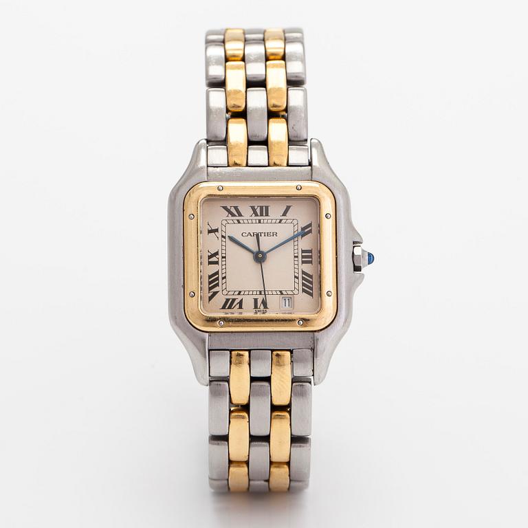 Cartier, Panthère, wristwatch, 26.5 x 26.5 (36) mm.