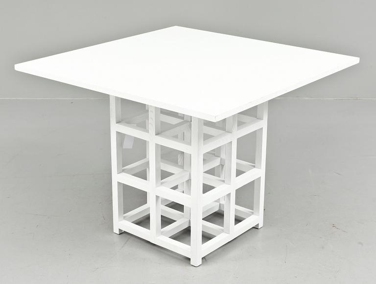 STOLAR, ett par, "Candida chair" samt BORD, "Square gateleg table", efter Rennie Mackintosh, Heart of Denmark, 2000-tal.