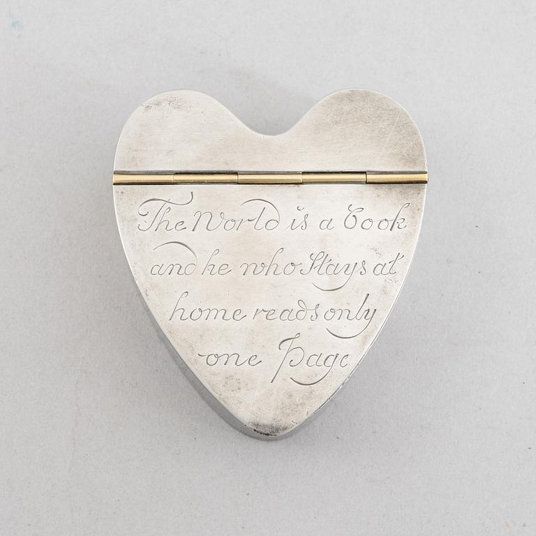 Estrid Ericson, a pewter box, model no A1022, Svenskt Tenn, Stockholm 1948.