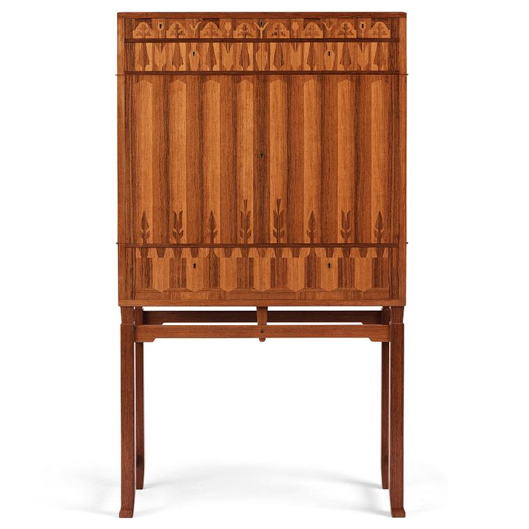 Carl Malmsten, a cabinet, "Raimond", made as a journeyman's piece by cabinetmaker Gunnar Franke in 1964.