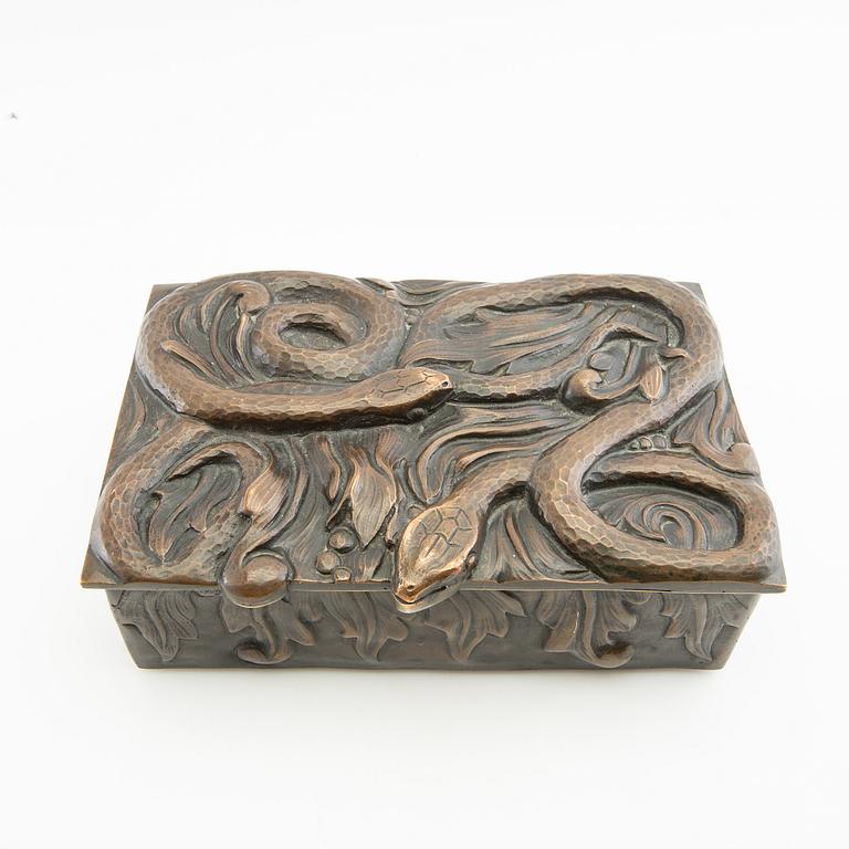 Desk set, 3 pieces, Mogens Ballin, Denmark, first half of the 20th century.