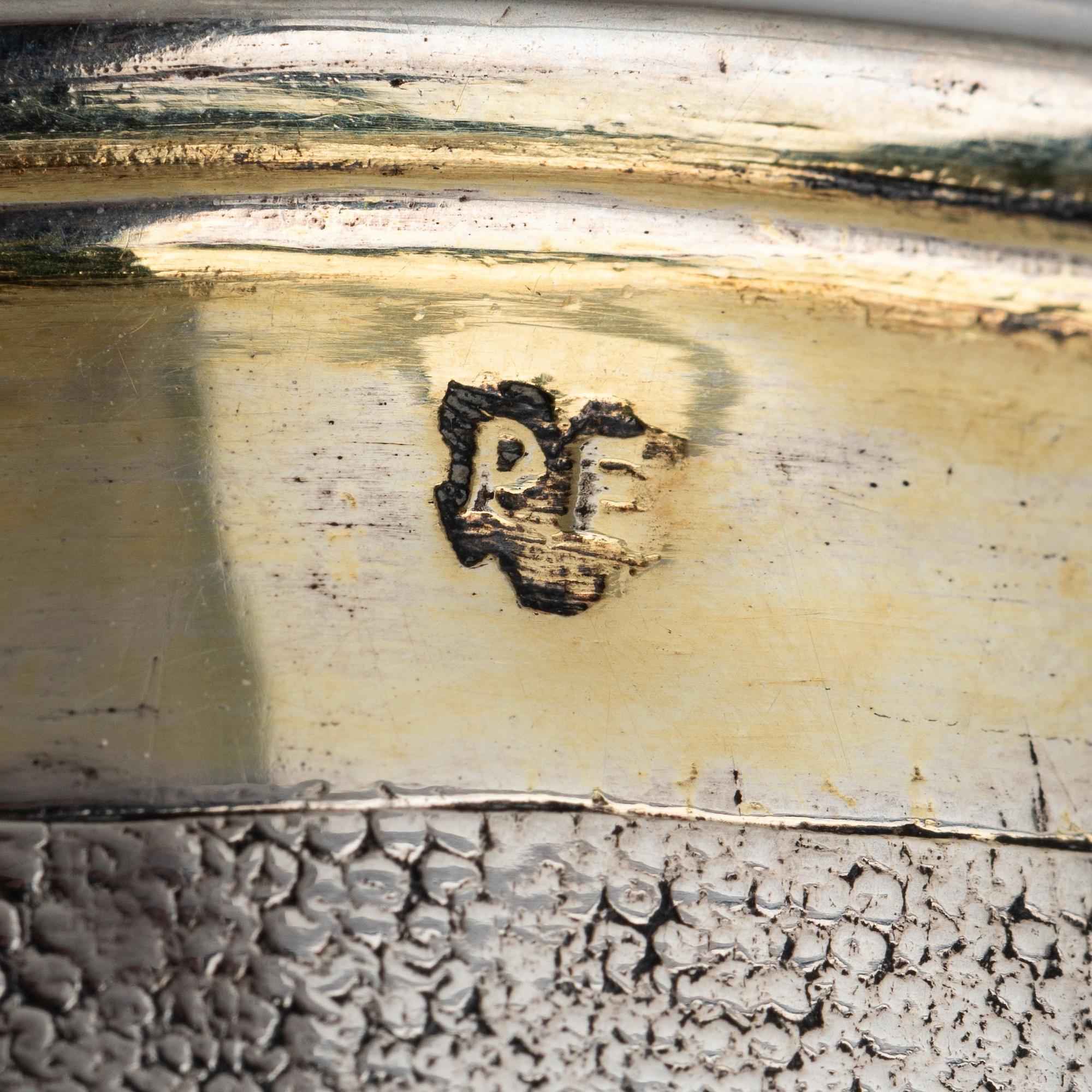 A Swedish Baroque parcel-gilt silver beaker, mark of Per Eriksson (Jönköping 1656-1661-).