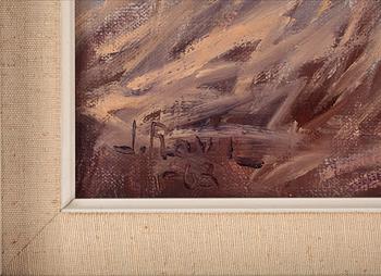 JOHANNES RAVN, olja på duk, sign o dat 63.