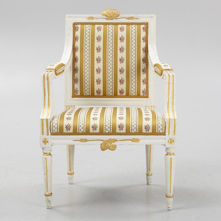 Karmstol, Gustaviansk ,sent 1700-tal.