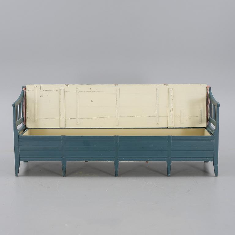 SOFFA/FÅLLBÄNK, allmoge, Blekinge, 1800-tal.