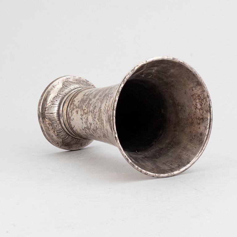 A silver vase, K Anderson, Stockholm, 1908.