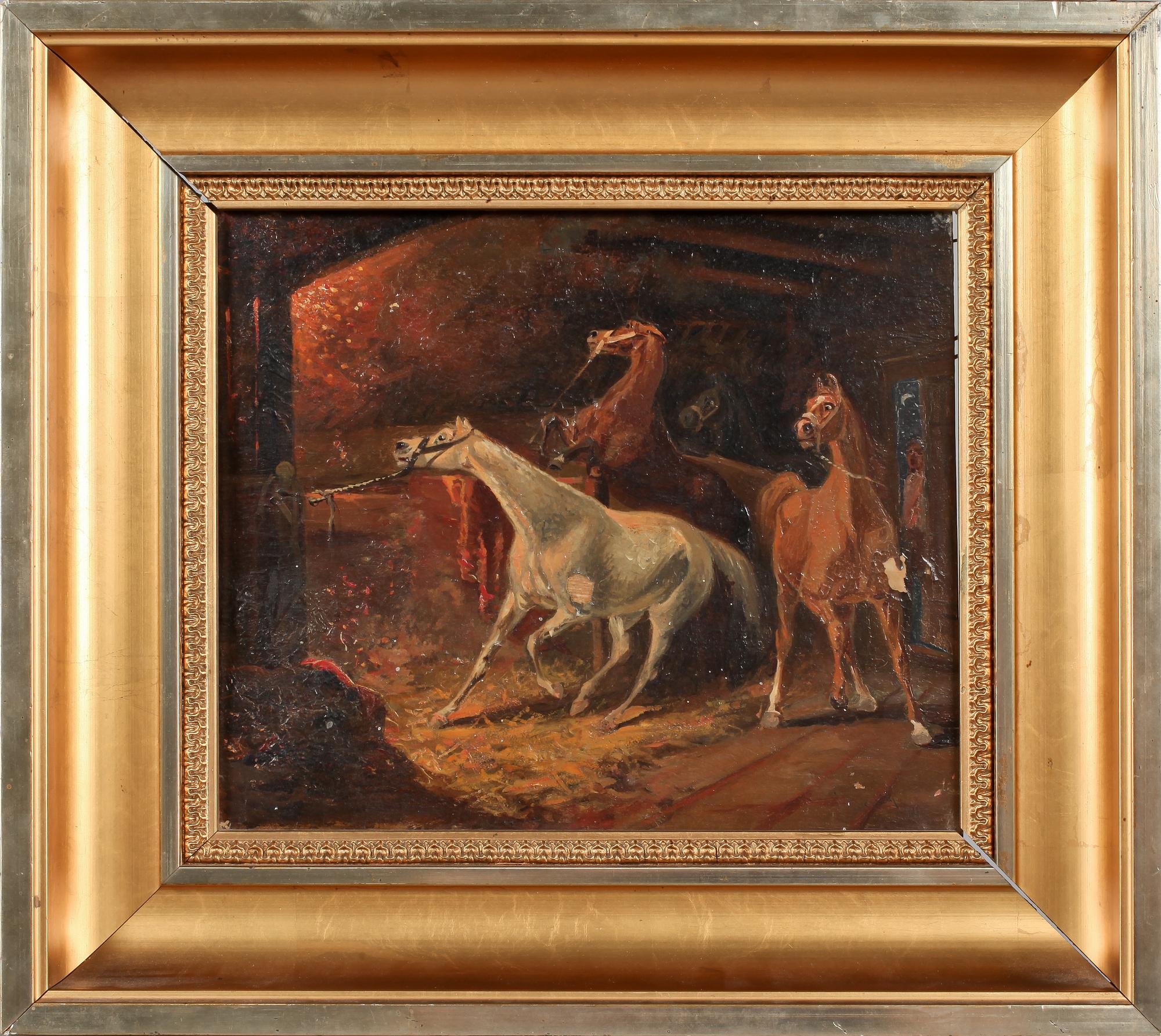 JOHN ARSENIUS, olja på pannå, signerad samt otydligt daterad.